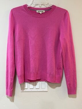 BODEN Pink Sweater Women's Size M Like new